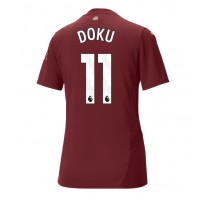 Dámy Fotbalový dres Manchester City Jeremy Doku #11 2024-25 Třetí Krátký Rukáv